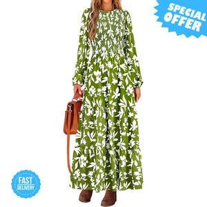 BRAND NEW PRETTYGARDEN Floral Maxi Dress - Flowy & Casual!